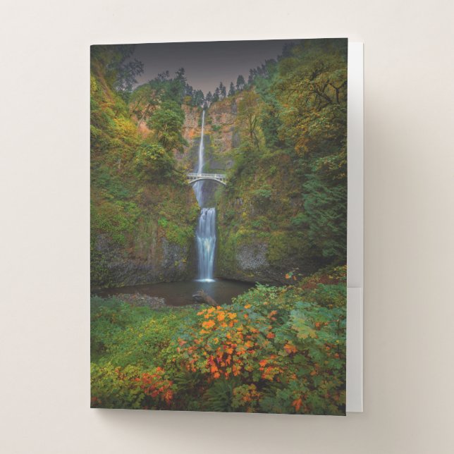 Multnomah Falls | Columbia River Gorge, Oregon Pocket Folder (Front)