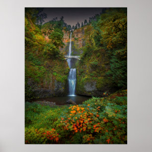 Multnomah Falls Columbia River Gorge, Oregon Poster