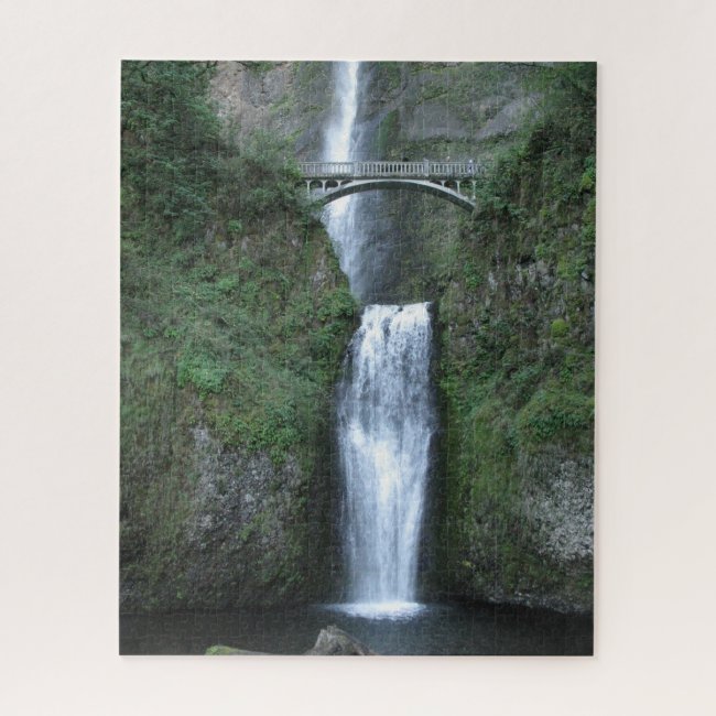 Multnomah Falls Columbia River Scenic Puzzle