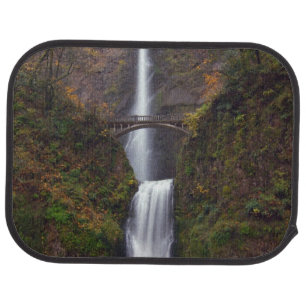 Multnomah Falls in late Autumn Car Mat