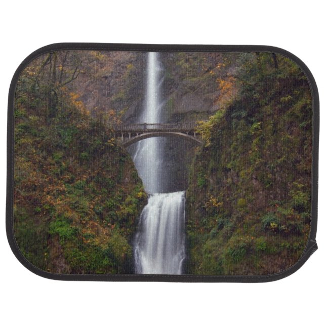 Multnomah Falls in late Autumn Car Mat (Rear)