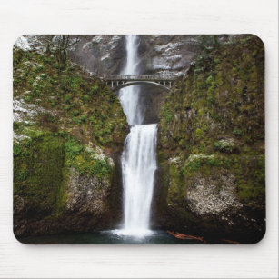 Multnomah Falls in the Columbia Gorge Mouse Pad