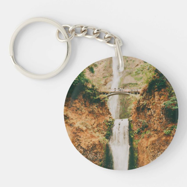 Multnomah Falls Keychain (Front)