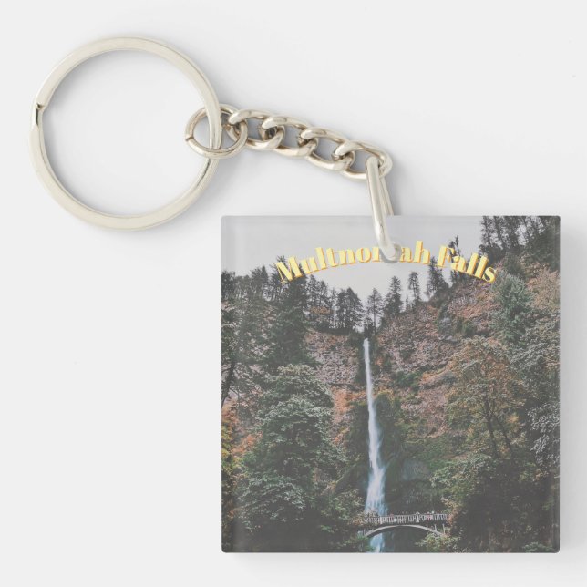 Multnomah Falls Keychain (Front)
