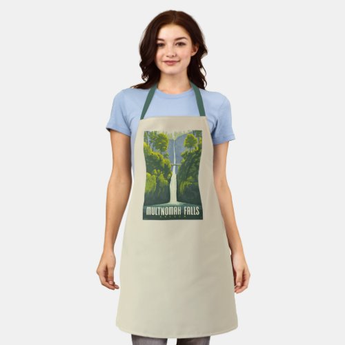 Multnomah Falls  Oregon Apron