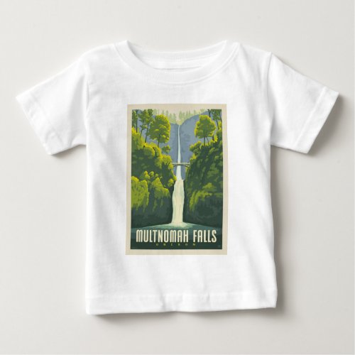 Multnomah Falls  Oregon Baby T_Shirt