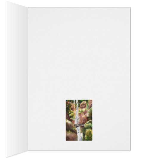 Multnomah Falls, Oregon. Blank (Inside (Right))