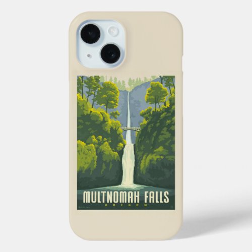 Multnomah Falls  Oregon iPhone 15 Case