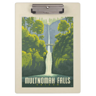 Multnomah Falls Oregon Clipboard