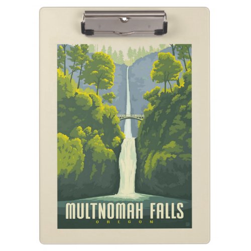 Multnomah Falls  Oregon Clipboard