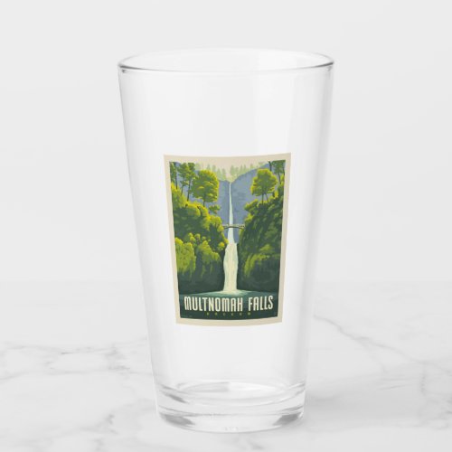 Multnomah Falls  Oregon Glass