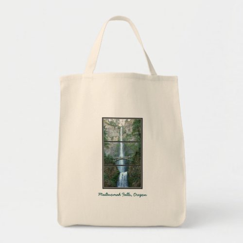 Multnomah Falls Oregon Grocery Tote