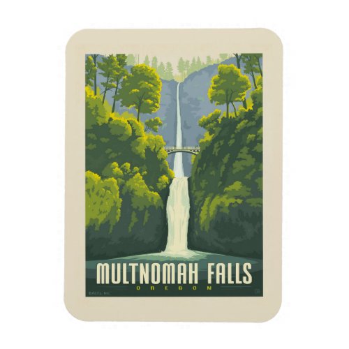 Multnomah Falls  Oregon Magnet