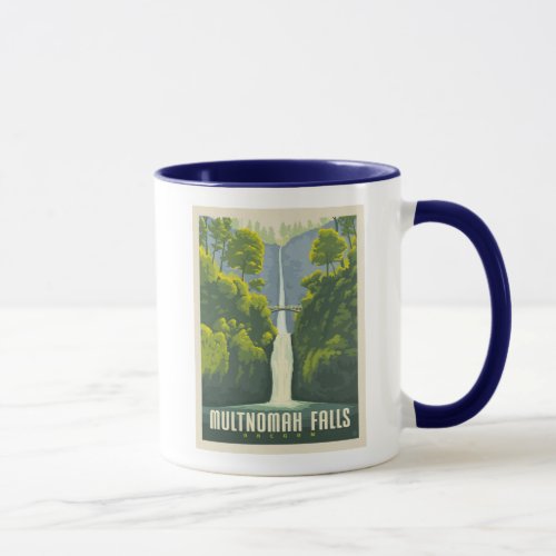 Multnomah Falls  Oregon Mug