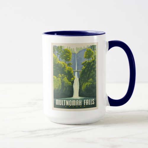 Multnomah Falls  Oregon Mug