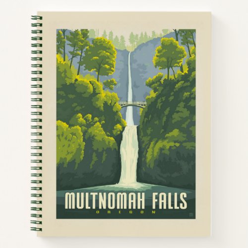 Multnomah Falls  Oregon Notebook