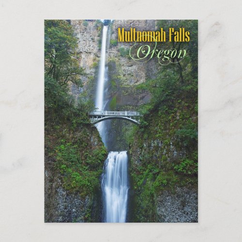 Multnomah Falls Oregon Postcard