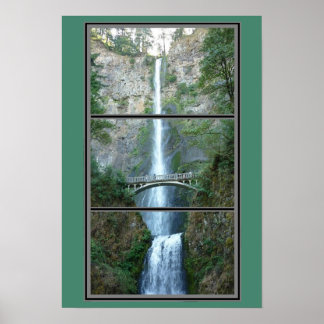 Multnomah Falls Oregon Scenic Poster