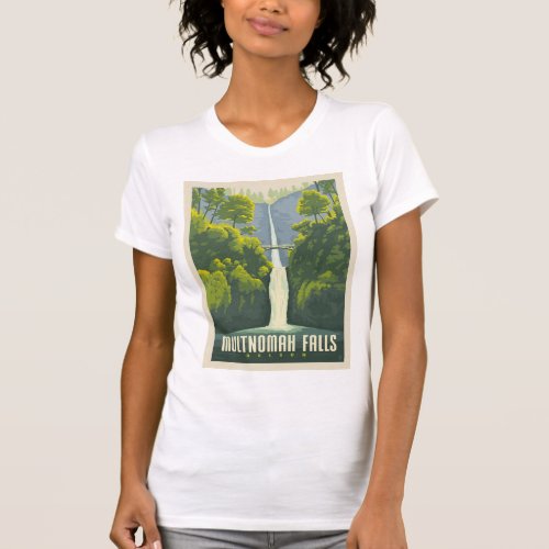 Multnomah Falls  Oregon T_Shirt