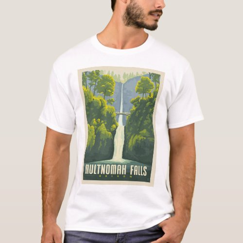 Multnomah Falls  Oregon T_Shirt