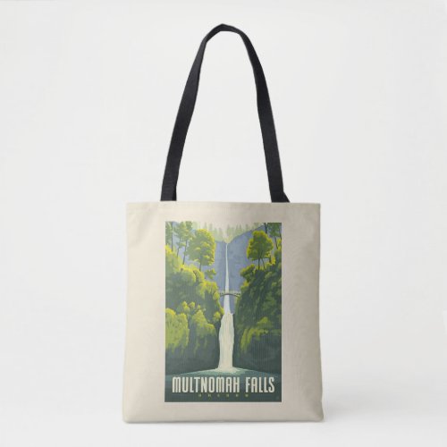 Multnomah Falls  Oregon Tote Bag