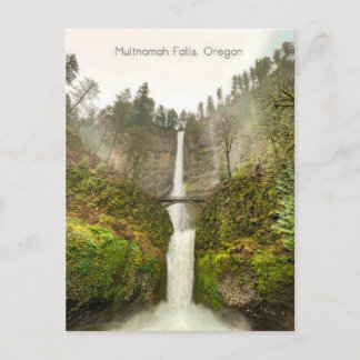 Multnomah Falls Oregon Waterfall Postcard