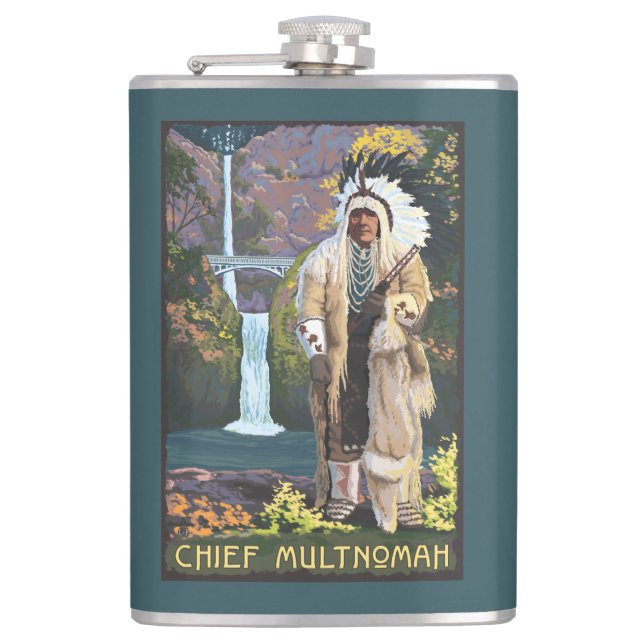 Multnomah Falls, OregonChief Multnomah Flask (Front)