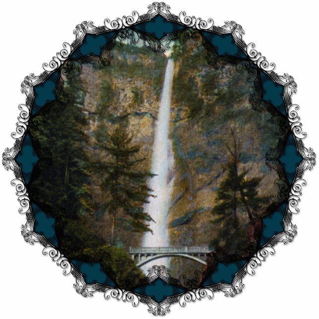 Multnomah Falls Ornament (Front)