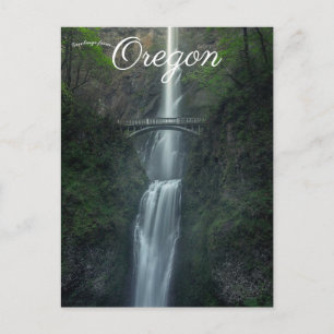 Multnomah Falls Portland Oregon Postcard