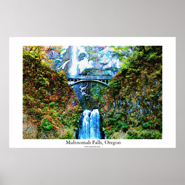 Multnomah Falls Poster (Front)
