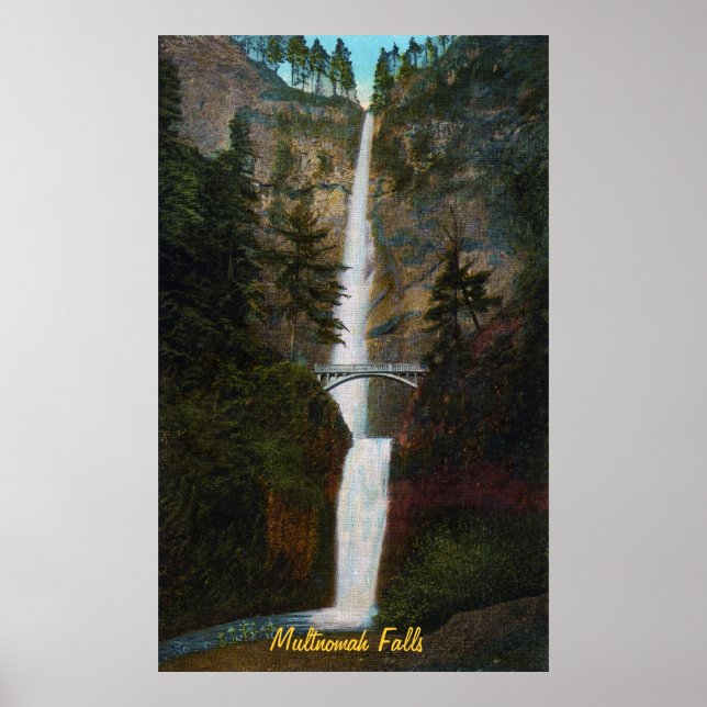Multnomah Falls Poster (Front)