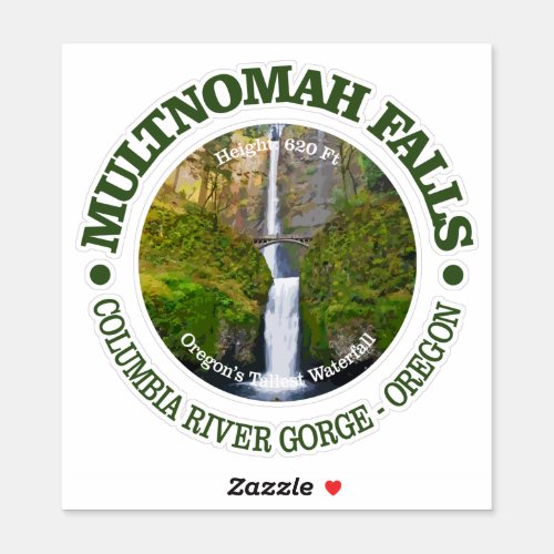 Multnomah Falls Sticker