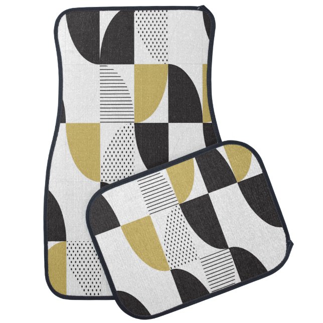  Multycolor Abstract Car Mats Full Set (Set)