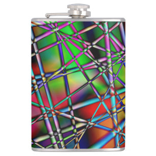 Multycolor Abstract Flask