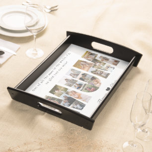 Mum 20 Photo Collage Gift for Mother's Day Poster Serving Tray