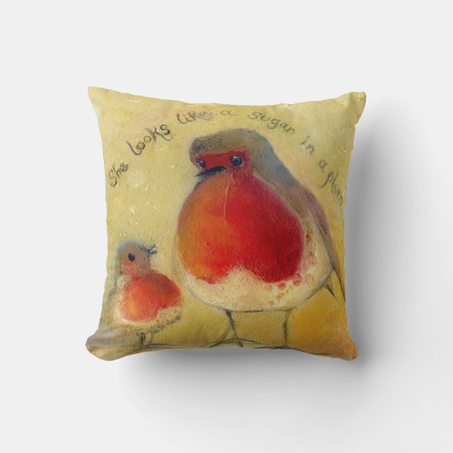 Mum and Me 2012 Throw Pillow (Front)
