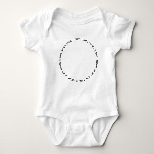 mum baby bodysuit (Front)