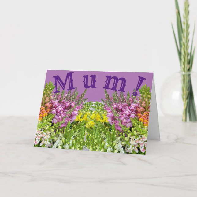 MUM! Card (Front)