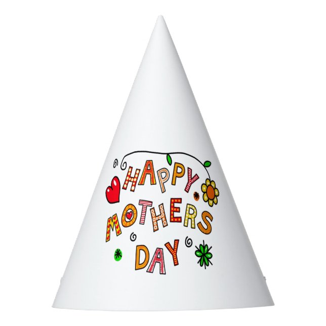 Mum Celebrations Party Hat (Front)