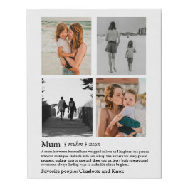 Mum Definition Print Customizable Mum Christmas