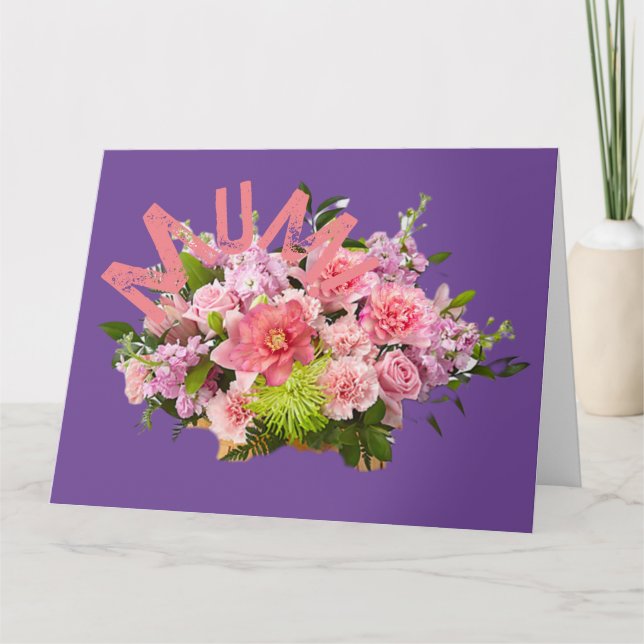 Mum! Flowers Card (Front)