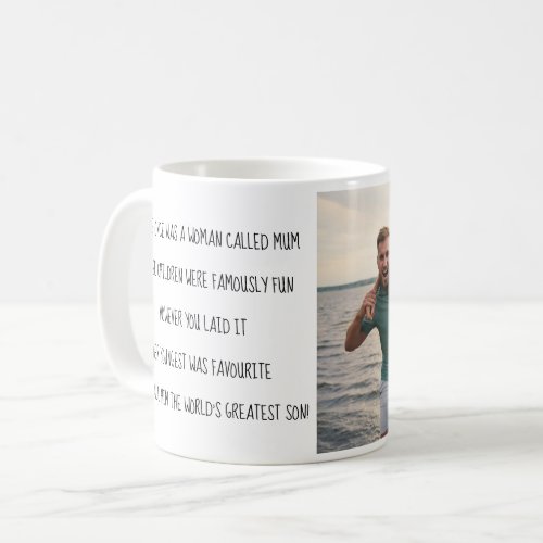 Mum Funny Limerick from Favourite Son Wide Photo Coffee Mug