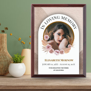 Mum Memorial Gift - In Loving Memory Mother, Siste Award Plaque