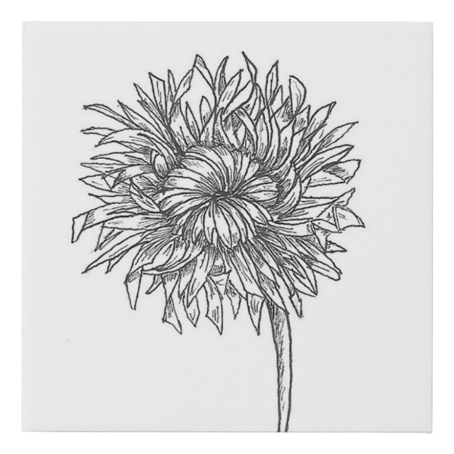 Mum No. 1 Faux Canvas Print (Front)