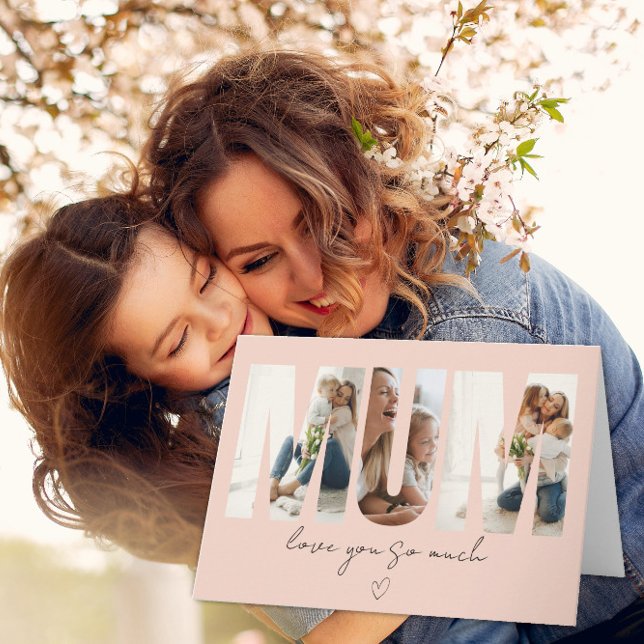 MUM Photo Collage Card – Custom Message (Creator Uploaded)