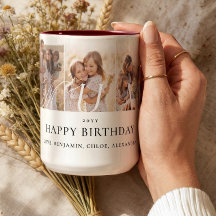 Mum Photo Collage Happy Birthday Keepsake Gift