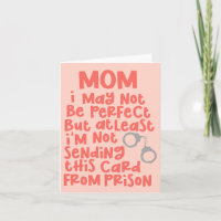 Mum Prison Mother's Day Birthday
