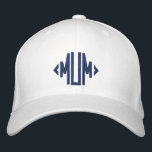 Mum Simple Modern Typography Custom Embroidered Baseball Cap<br><div class="desc">Mum Simple Modern Typography Custom Embroidered Baseball Cap features the simple modern embroidered text "Mum". Perfect as a gift for Mum for Mother's Day,  Christmas,  birthday and more. Created by Evco Studio www.zazzle.com/store/evcostudio</div>
