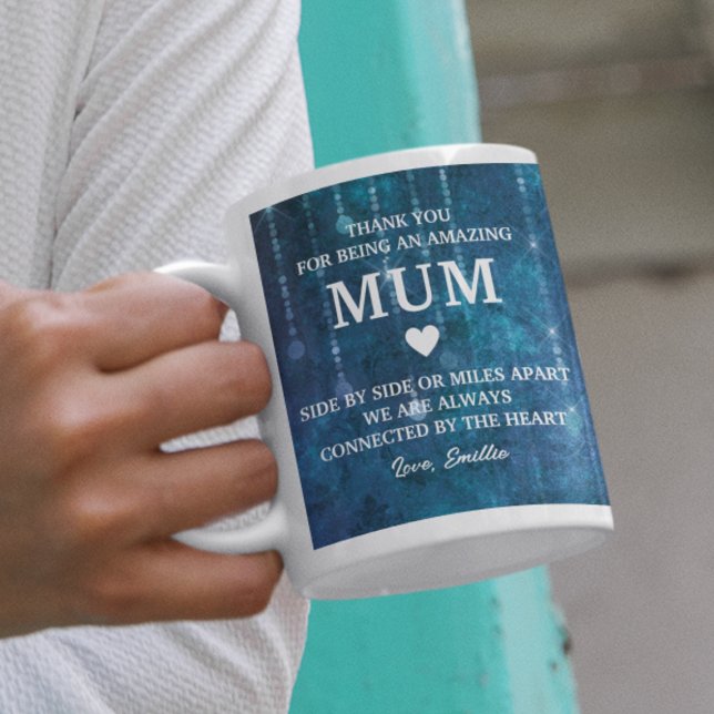 Mum Thank You Heartfelt Message Personalized Coffee Mug (Mum Thank You Heartfelt Message Personalized Coffee Mug
)