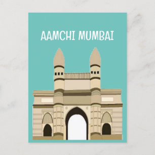 Mumbai Gateway Of India Travel Postcard